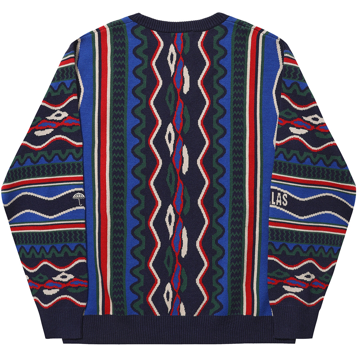 Hélas Coog Crewneck Knit Blue Multico