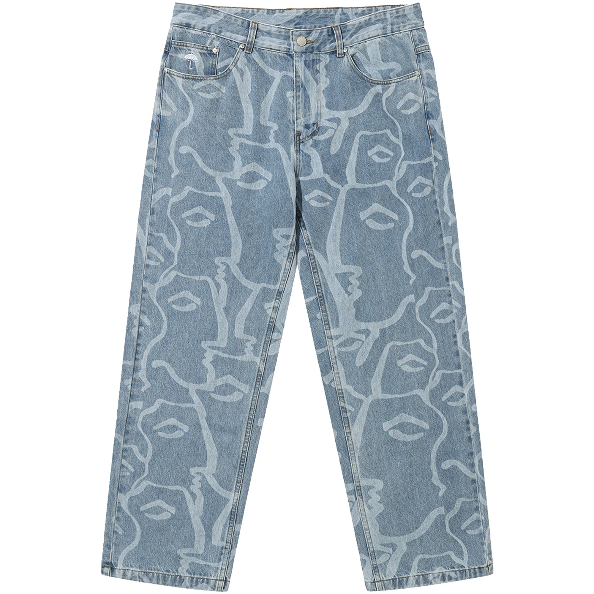 Hélas Dieux Grecs Jeans Pants Light Blue