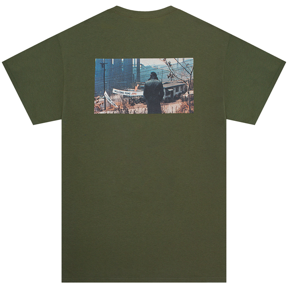 Hockey War Welcome Home Tee Army Green