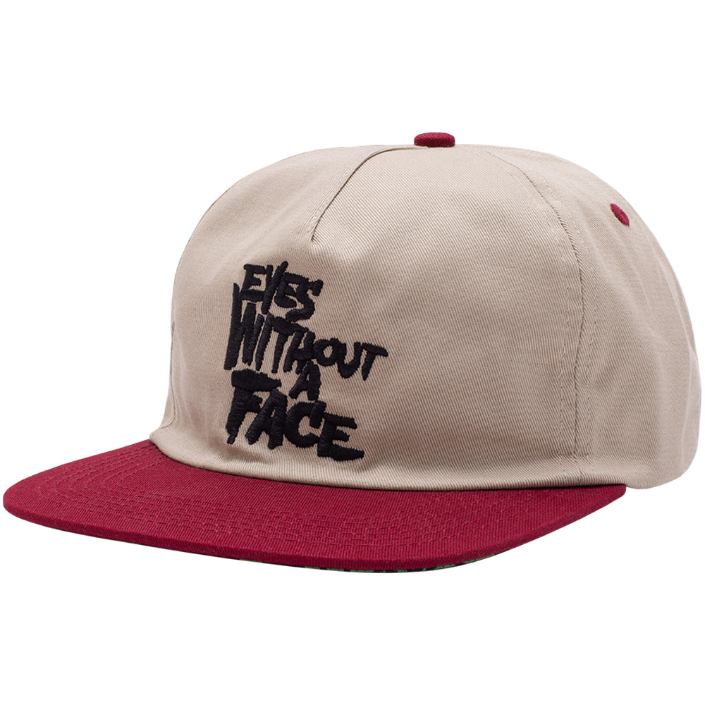 Hockey Eyes Without A Face Hat Beige/Maroon