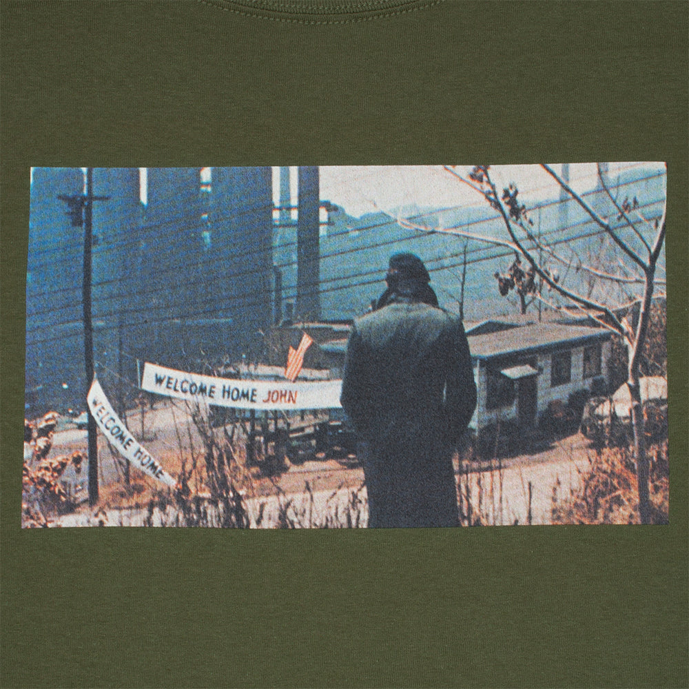 Hockey War Welcome Home Tee Army Green