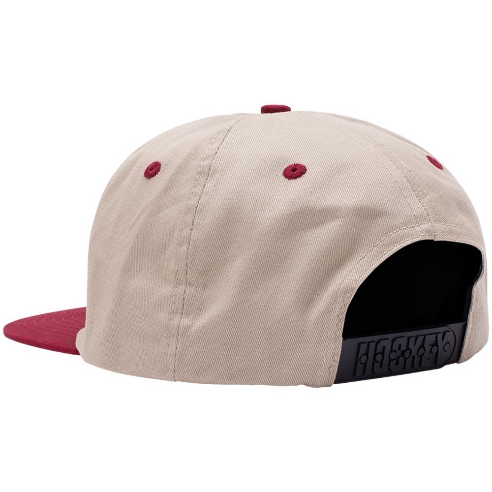 Hockey Eyes Without A Face Hat Beige/Maroon