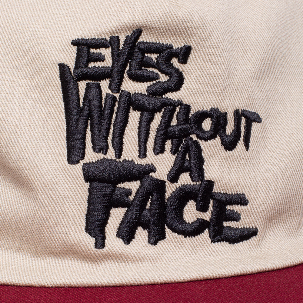 Hockey Eyes Without A Face Hat Beige/Maroon
