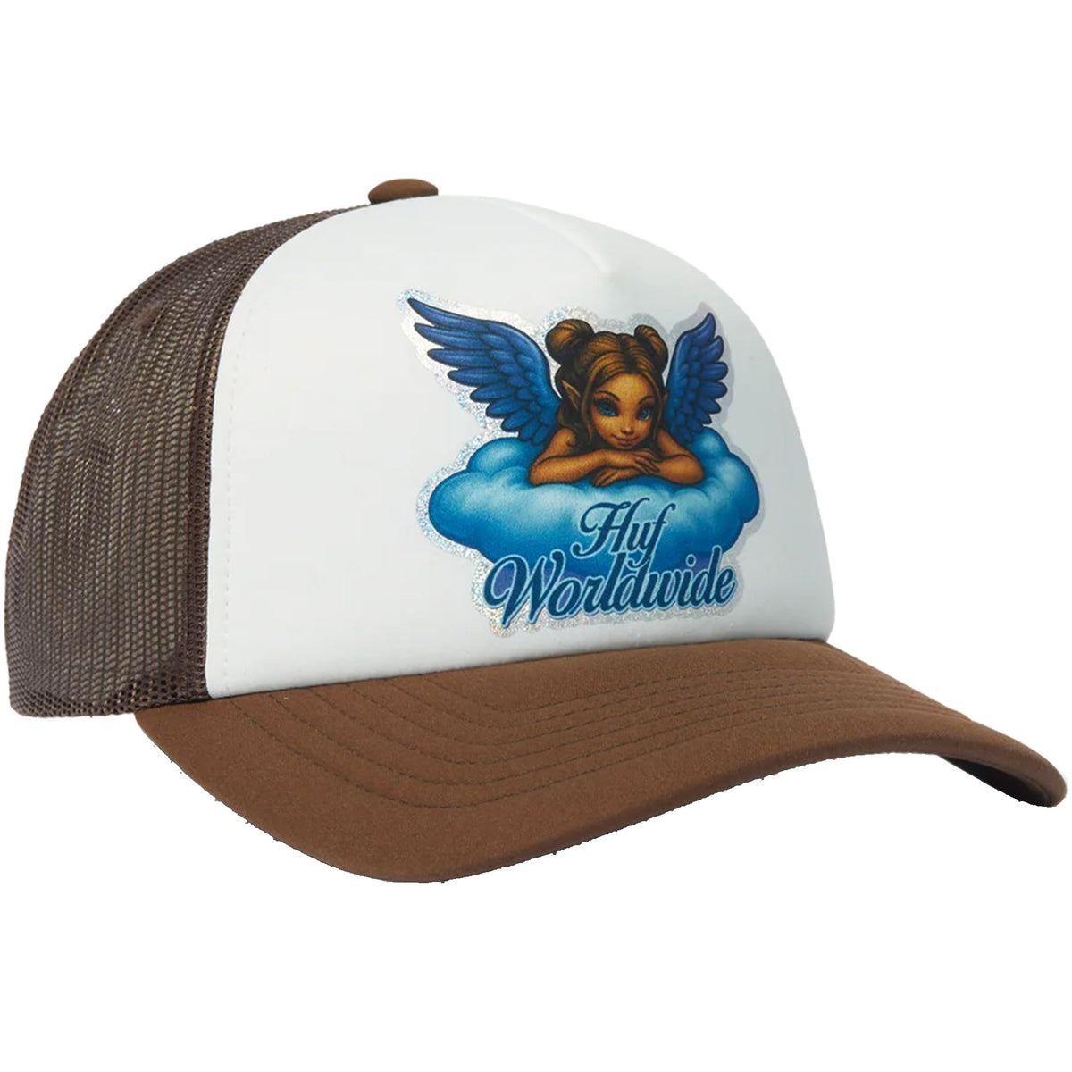 HUF Bliss Trucker Hat Brown