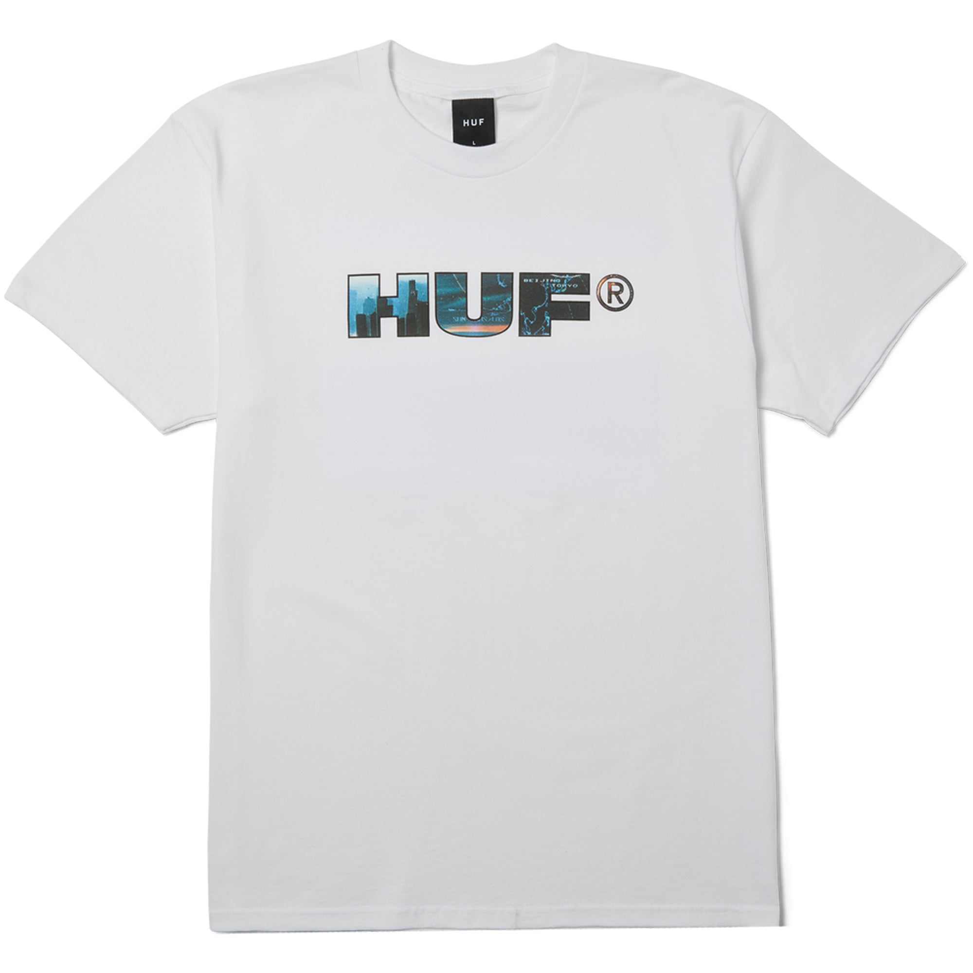 HUF Flight Path Tee White