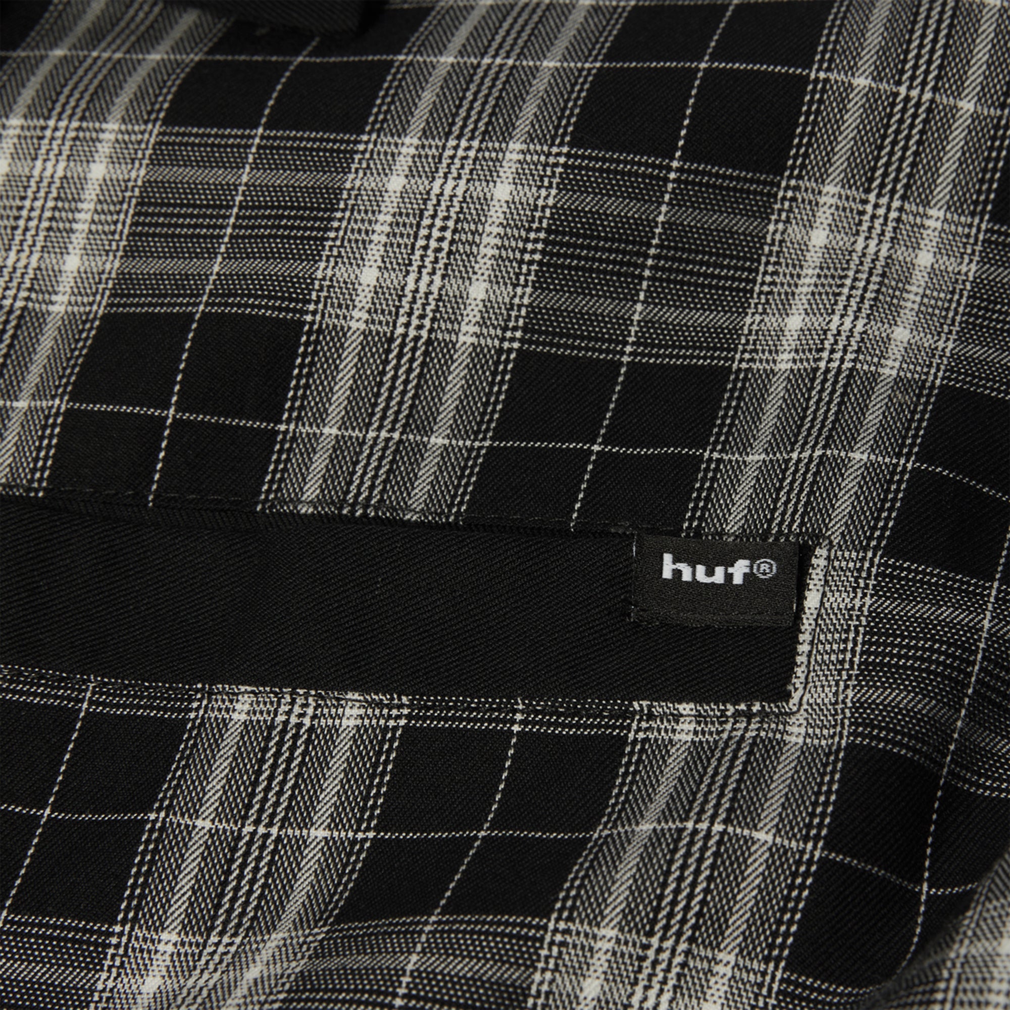 HUF Coolidge Plaid Shirt Black