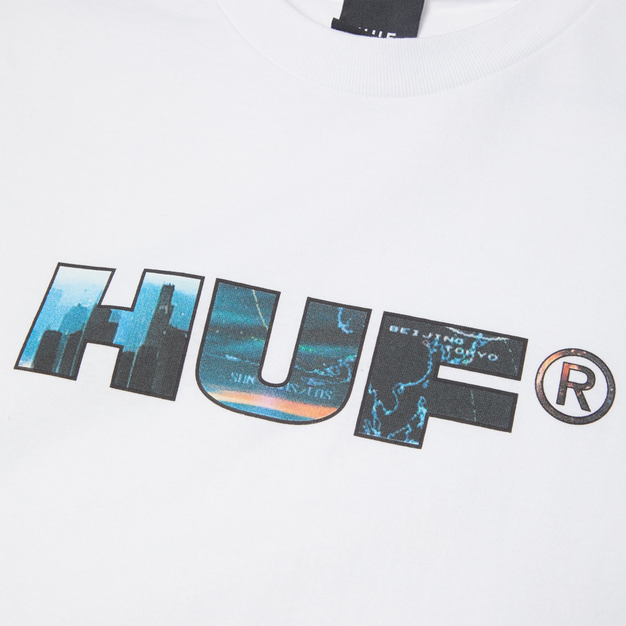 HUF Flight Path Tee White