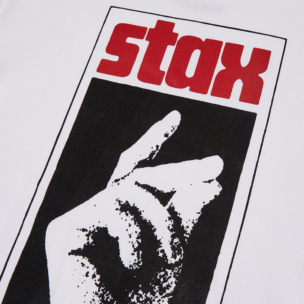 HUF x Stax Snap T Shirt White