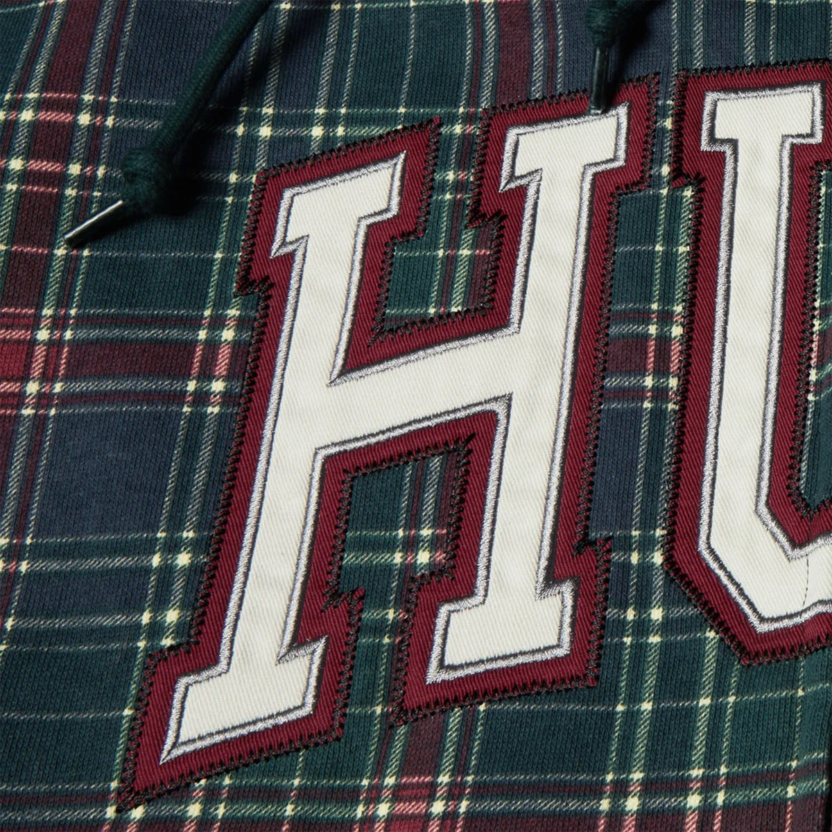 HUF Arch Plaid Heavyweight Zip Hoodie Forest