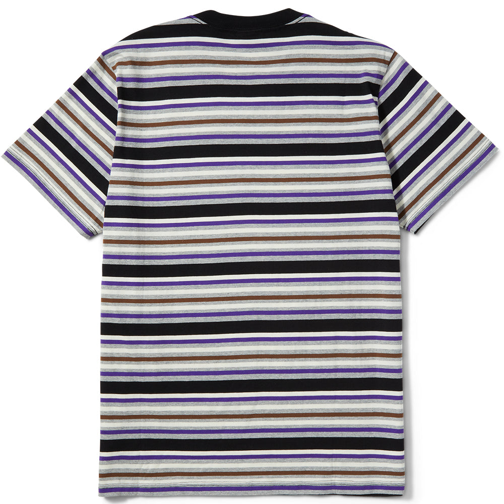 HUF Cheshire Stripe Knit Top Black