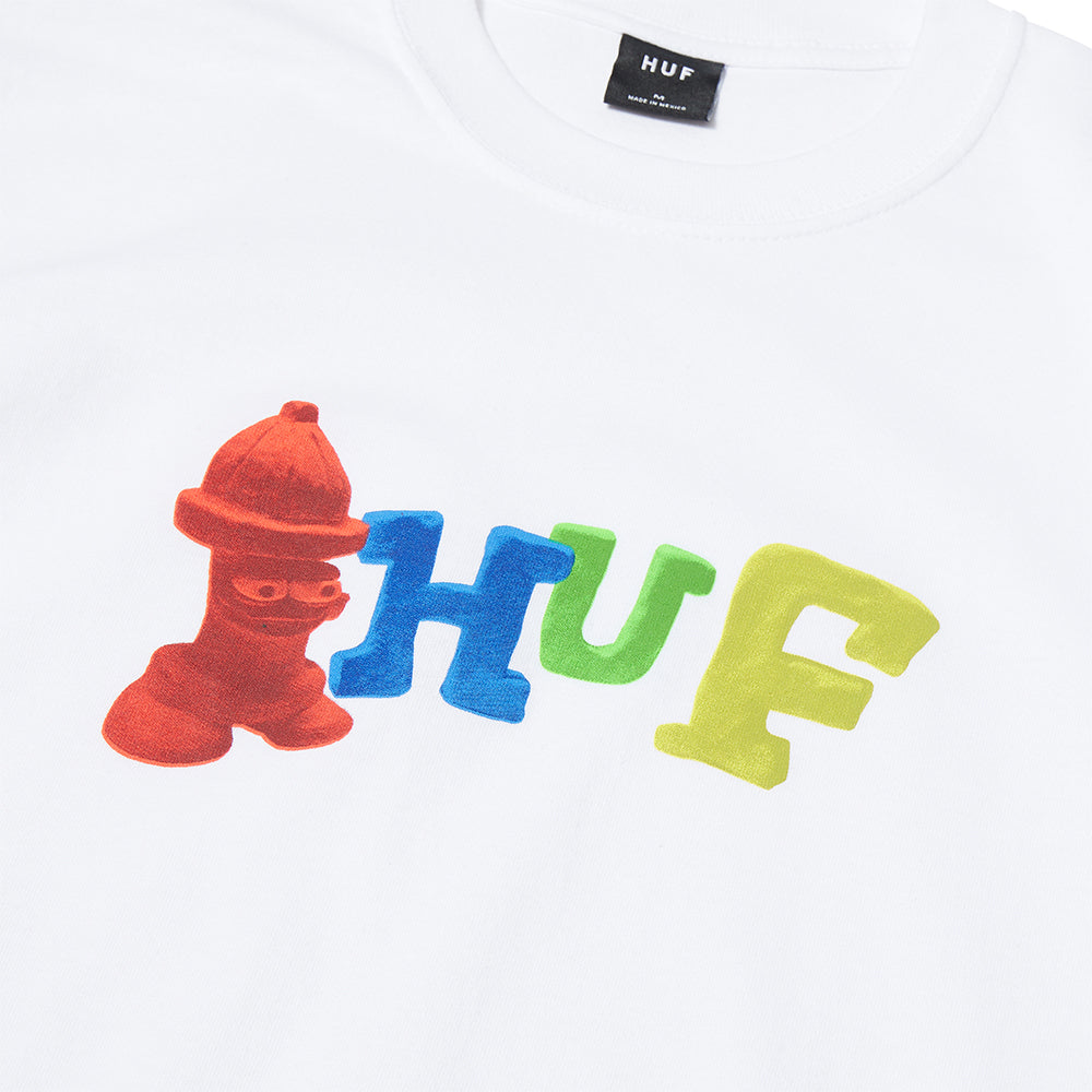 HUF Claytime T Shirt White