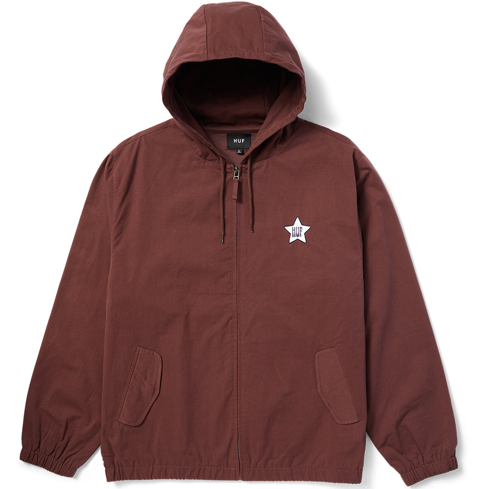 HUF H Stardust Jacket Eggplant