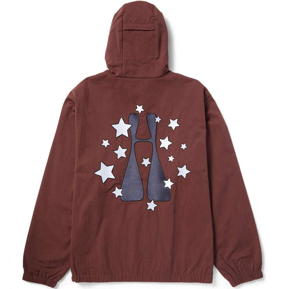 HUF H Stardust Jacket Eggplant