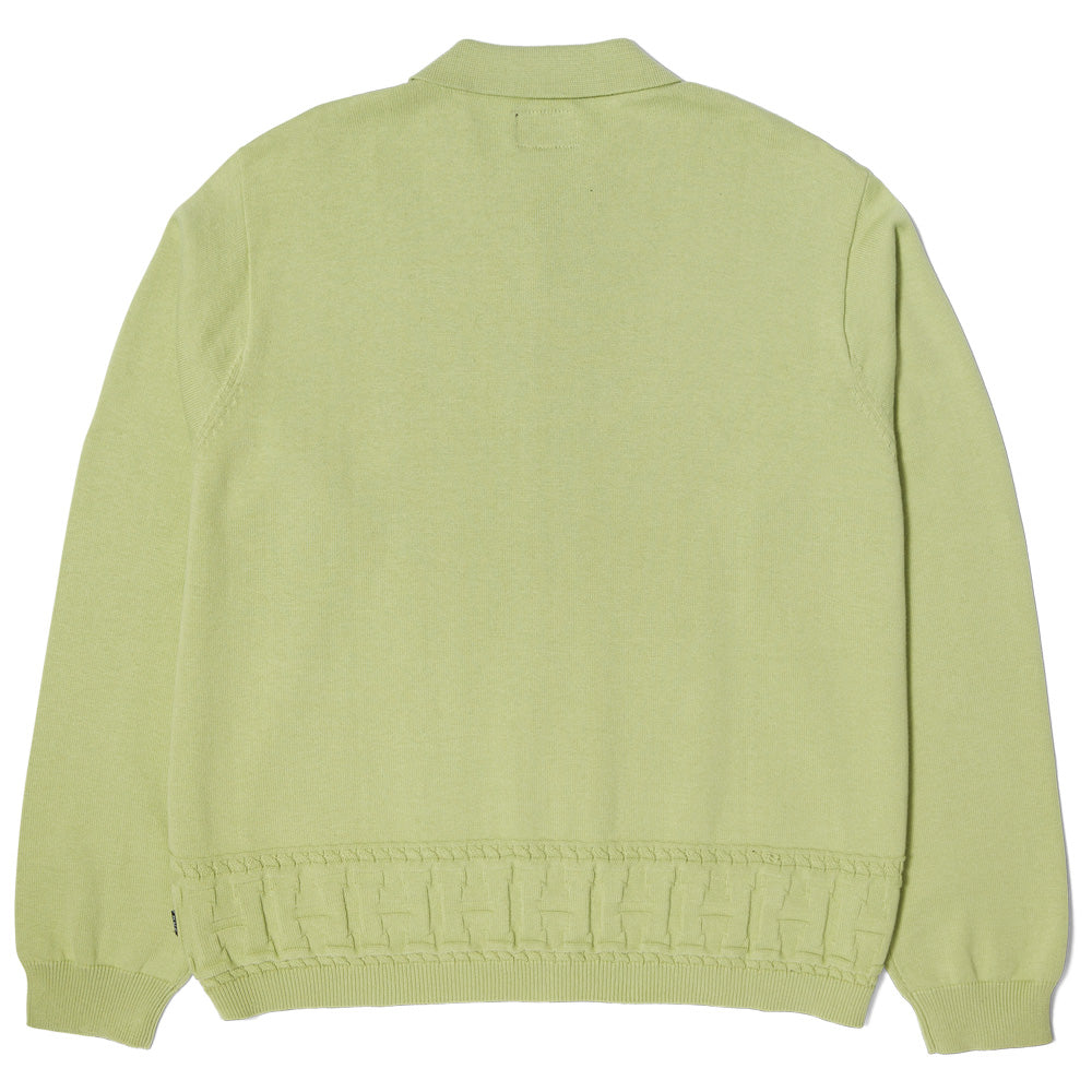 HUF Towner Long Sleeve Knit Top Pistachio