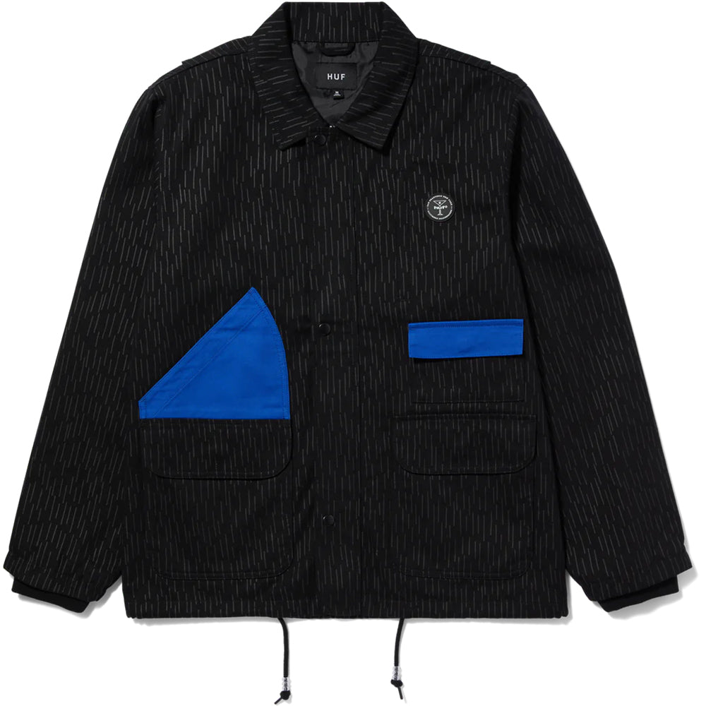 HUF x Alltimers Work Jacket Black