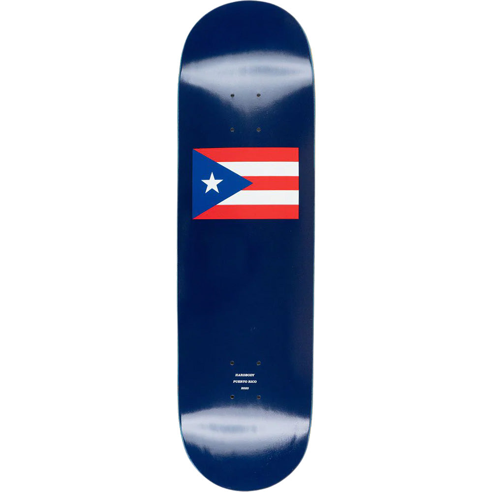 Hardbody Puerto Rico Skateboard Deck Navy 8.25"
