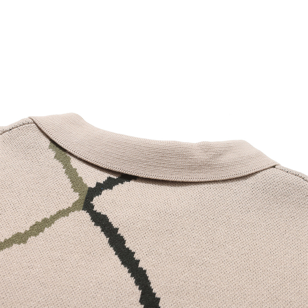 Hélas Polo Club Knit Off White