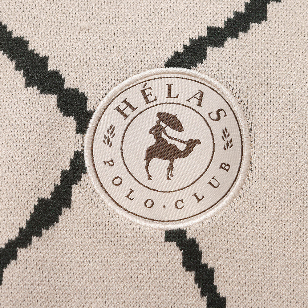 Hélas Polo Club Knit Off White