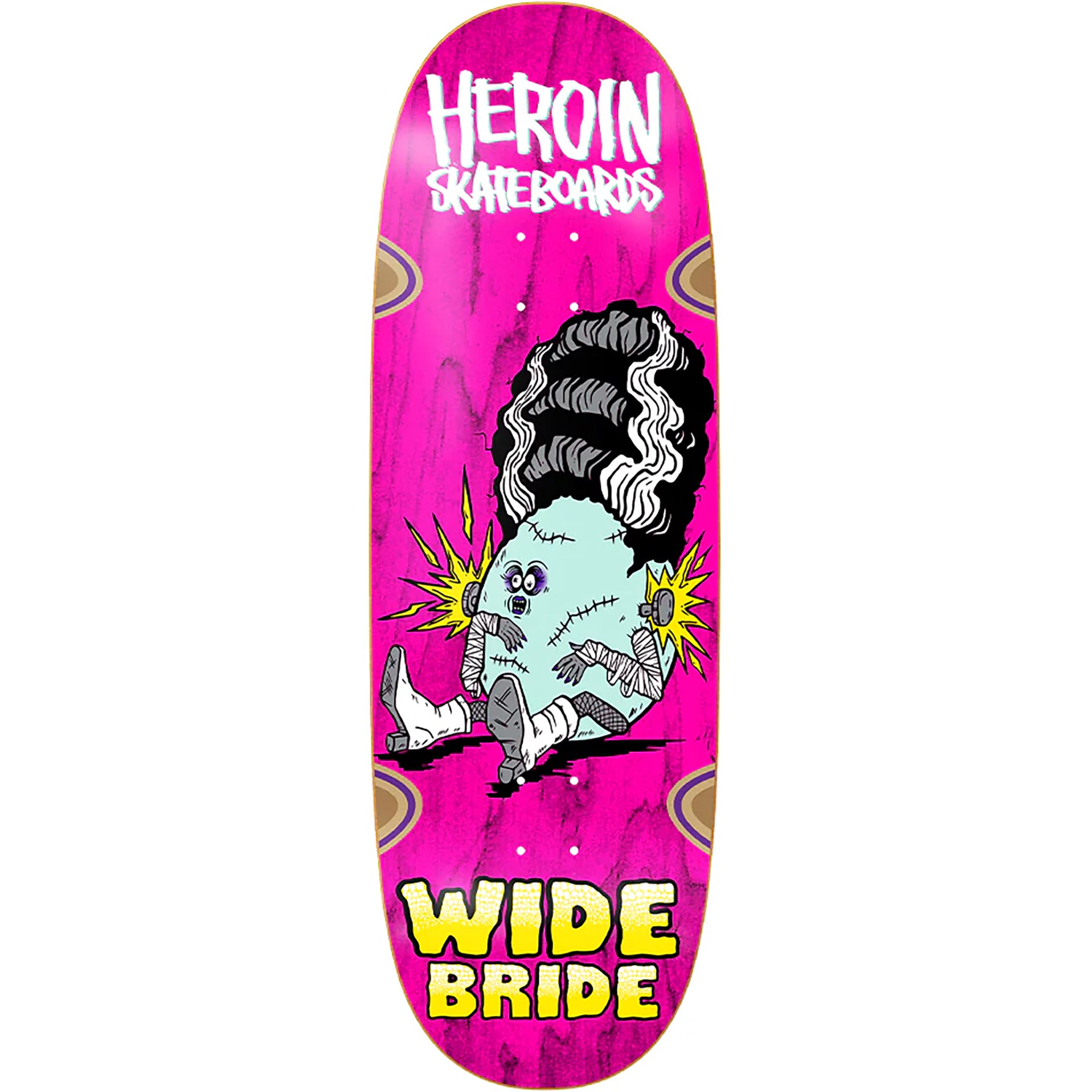 Heroin Wide Bride Skateboard Deck 10.4"