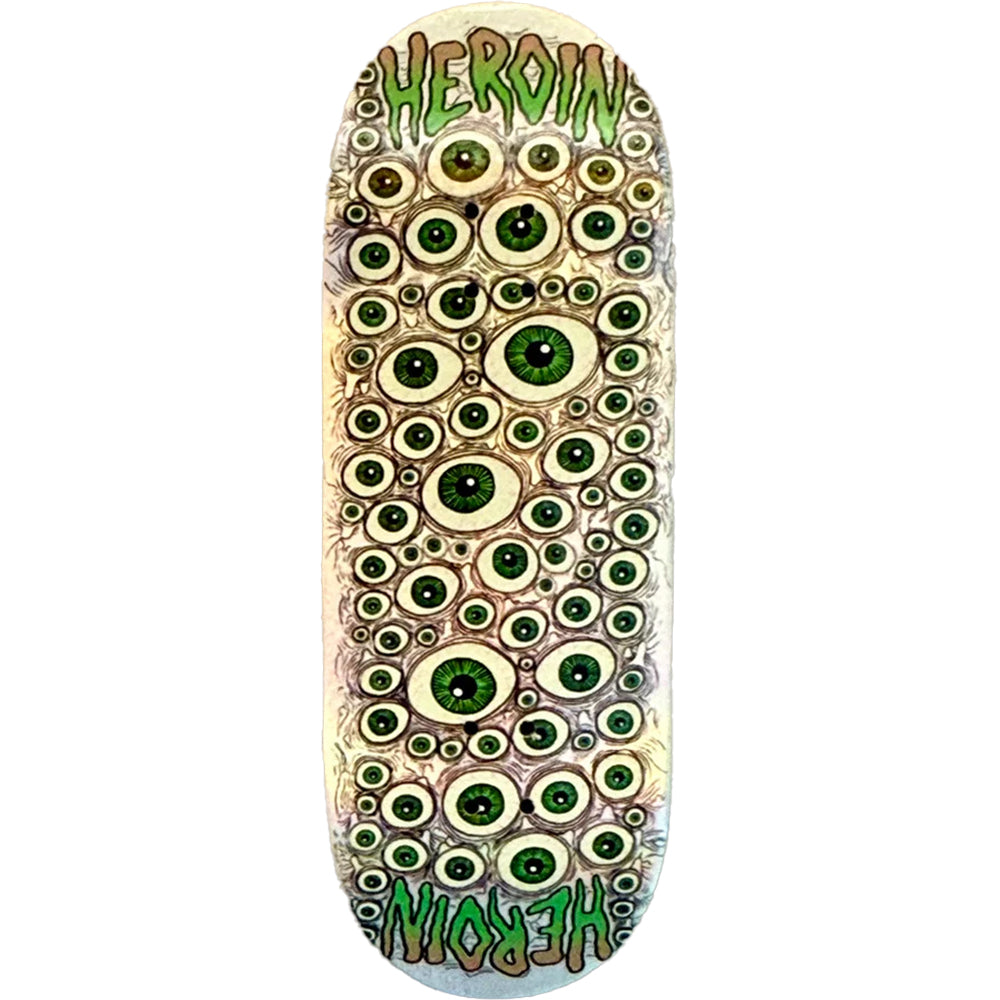 Heroin x Maple Lab Eyes Symmetrical Fingerboard Deck 34mm