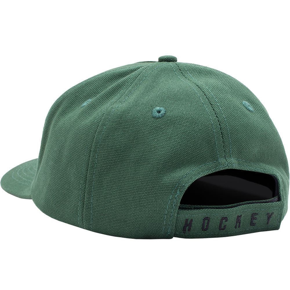 Hockey Embossed Hat Forest Canvas