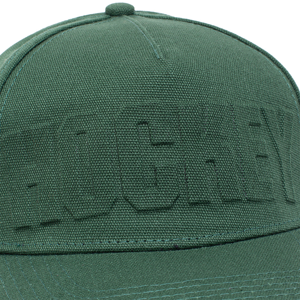 Hockey Embossed Hat Forest Canvas