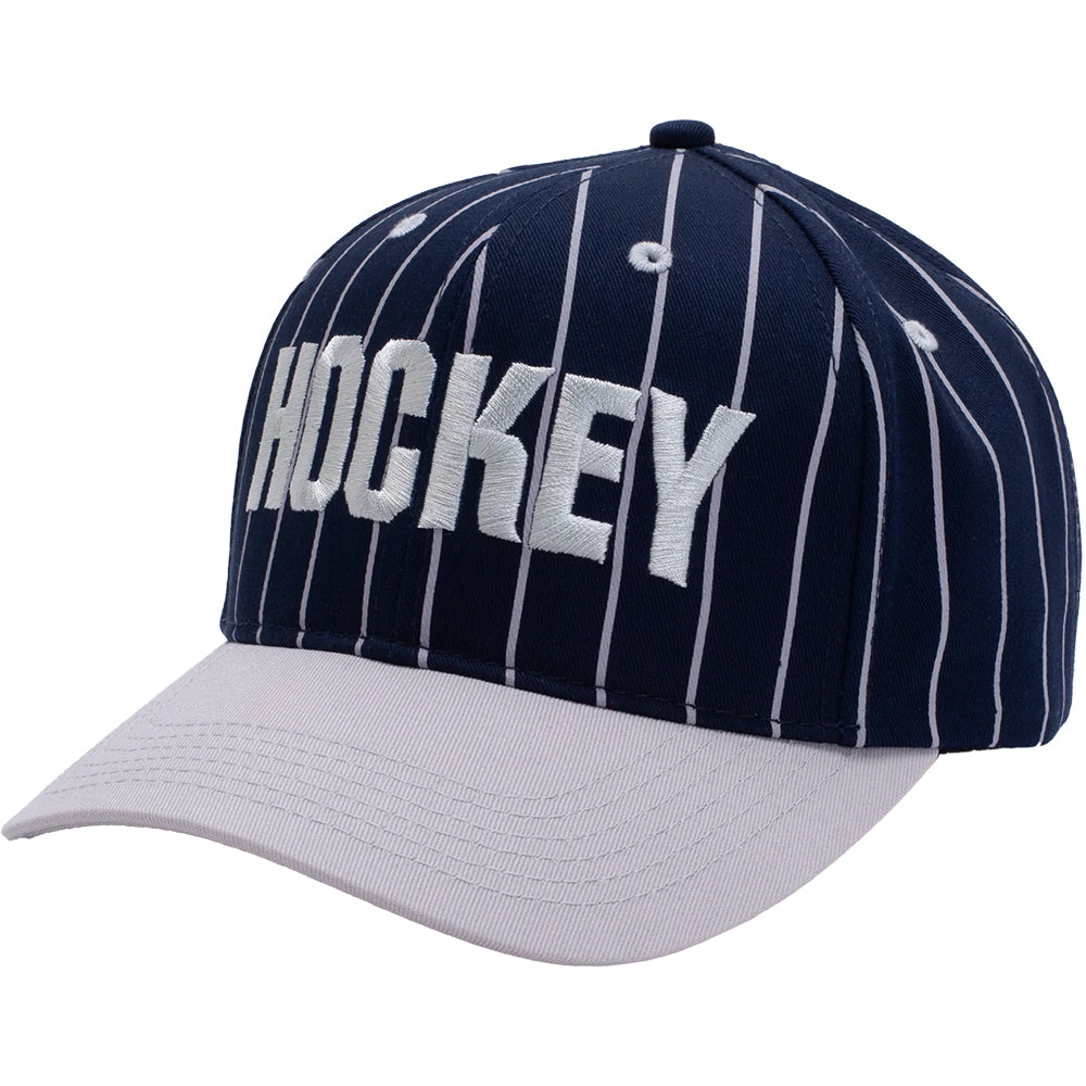 Hockey Pinstriped Hat Navy