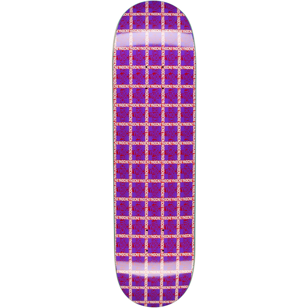 Hockey Plaid Purple Deck 8.25"