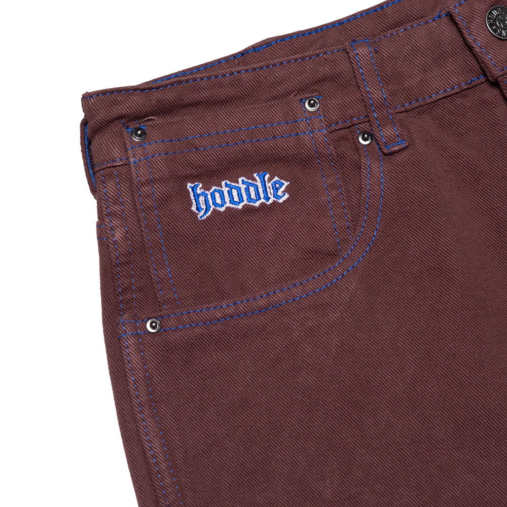 Hoddle 12 Ounce Denim Ranger Jean Brown/Blue Stitching