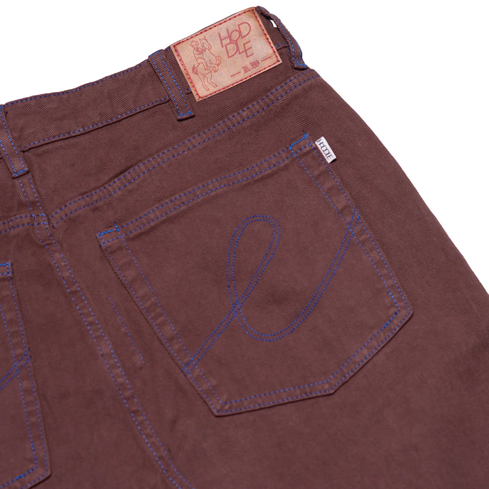 Hoddle 12 Ounce Denim Ranger Jean Brown/Blue Stitching