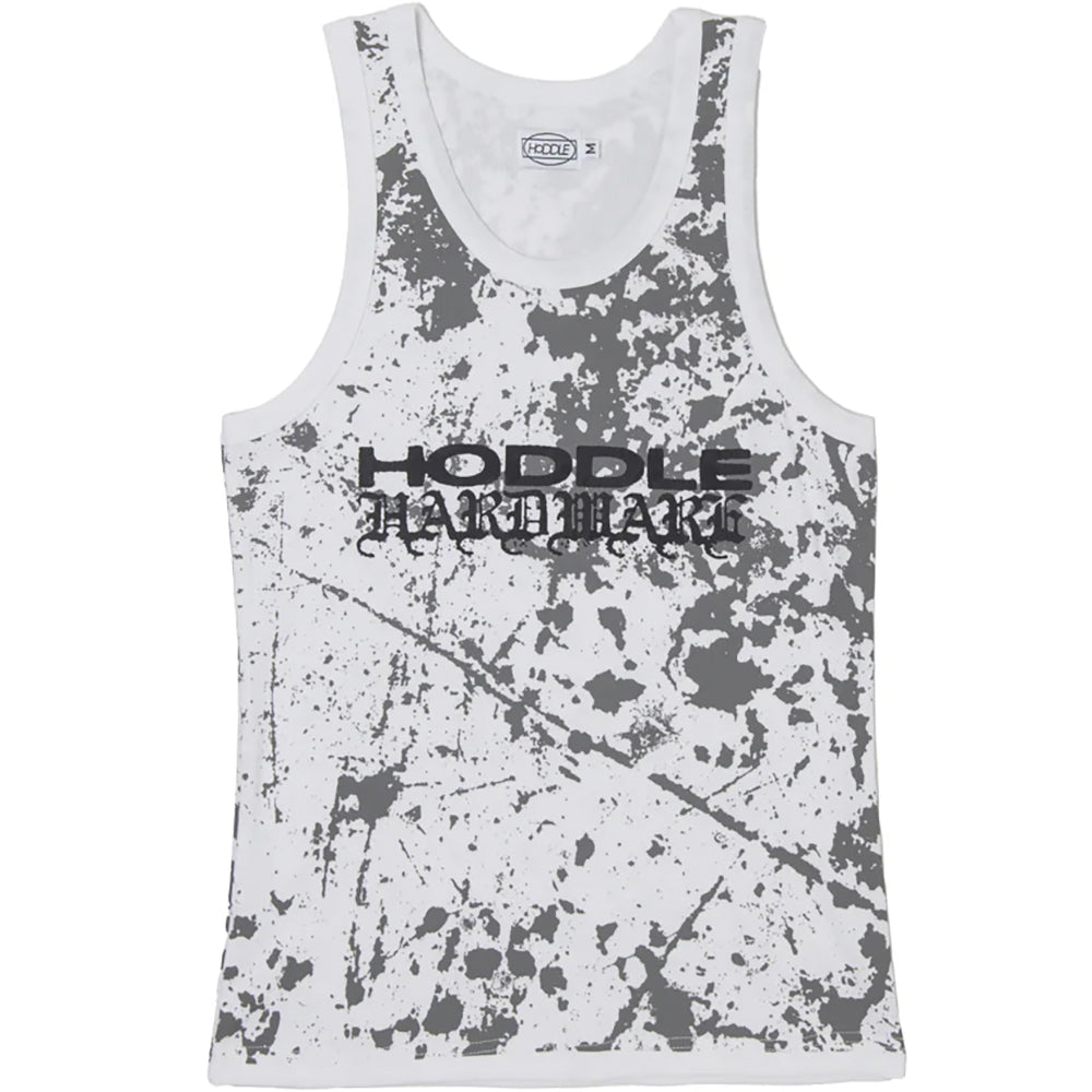 Hoddle Hardware Ribbed Single White Paint