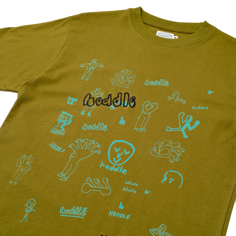 Hoddle Medusa Tee Olive Green