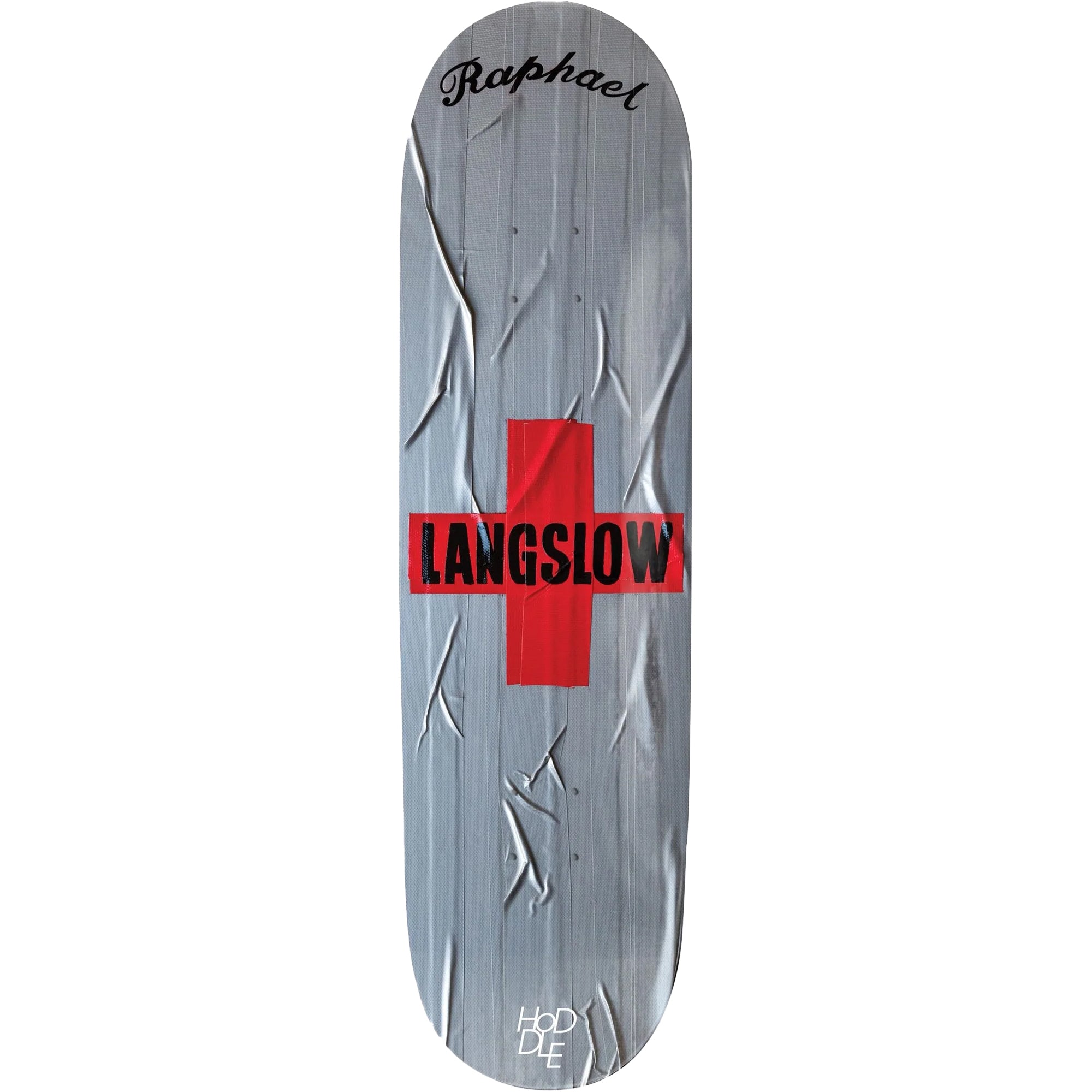 Hoddle Raphael Langslow Cross Skateboard Deck 8.25"