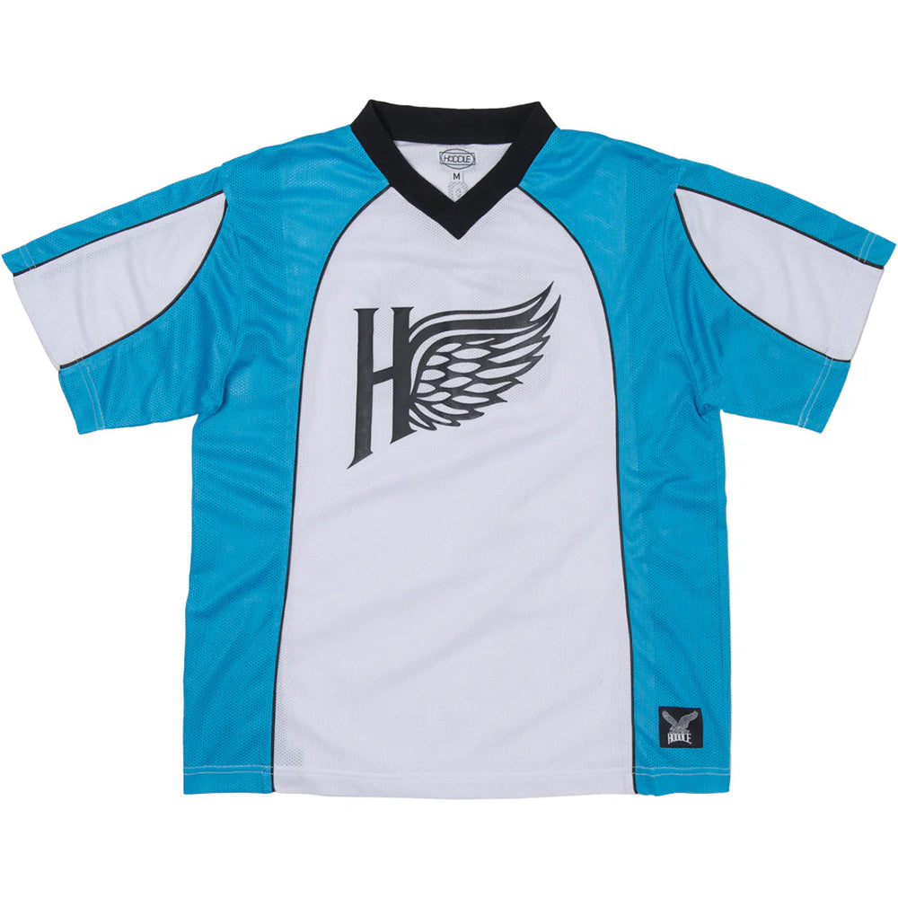 Hoddle Spider Football Jersey White/Blue