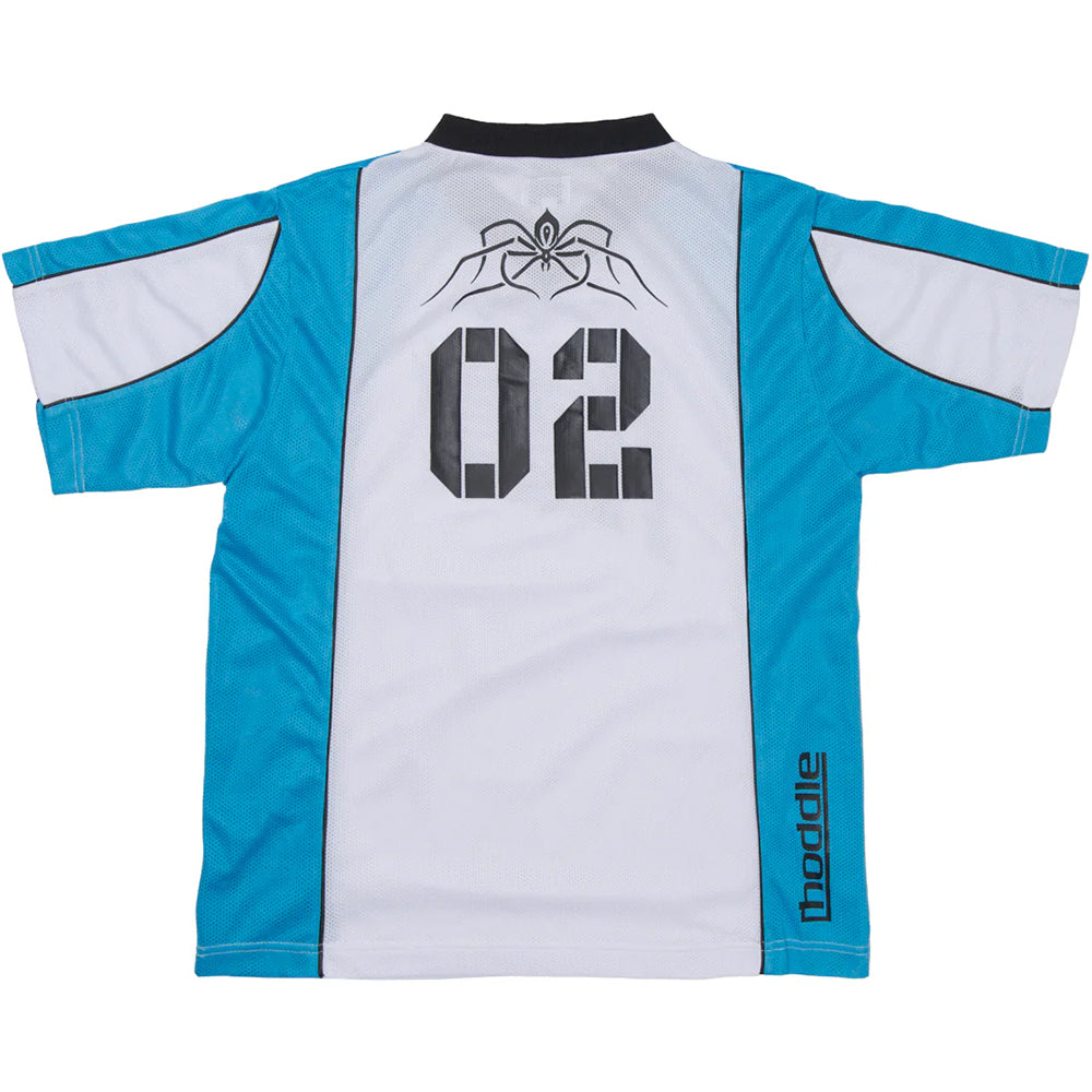 Hoddle Spider Football Jersey White/Blue