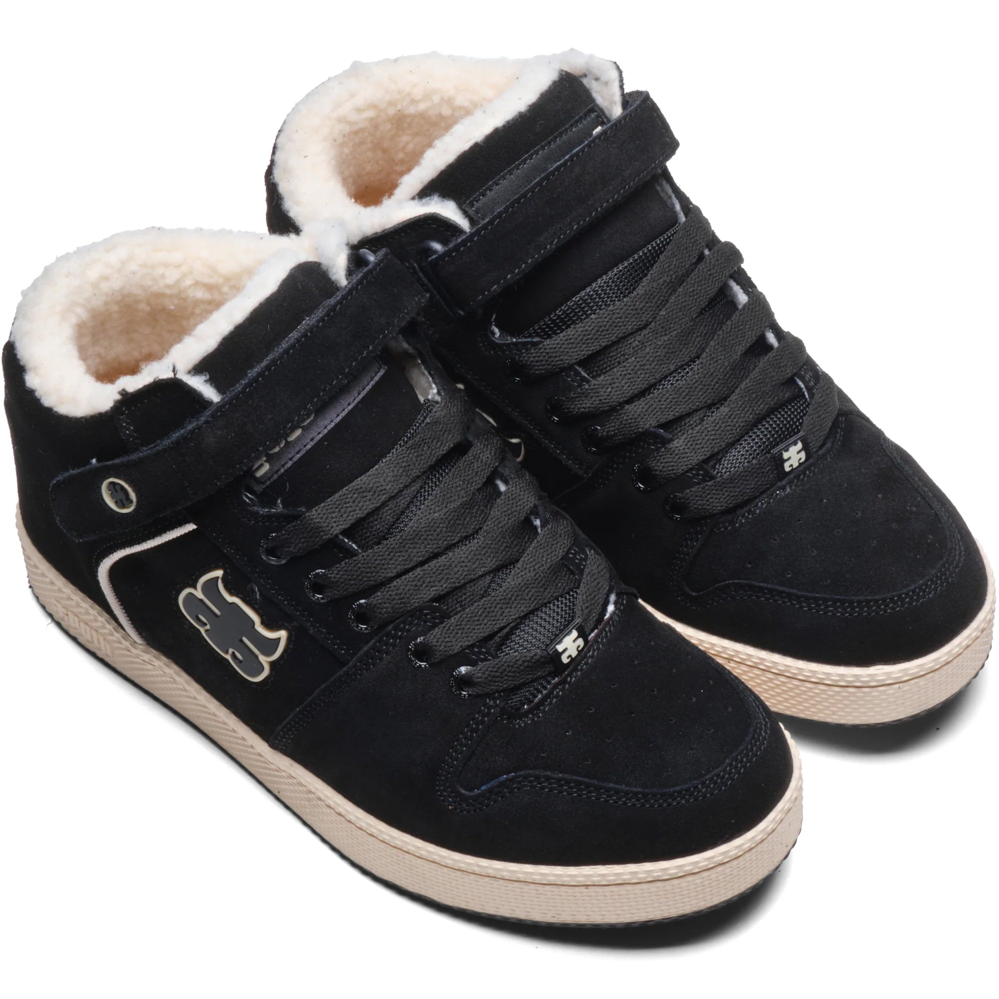 IPath Grasshopper Shoes Black Waxed Suede/Shearling