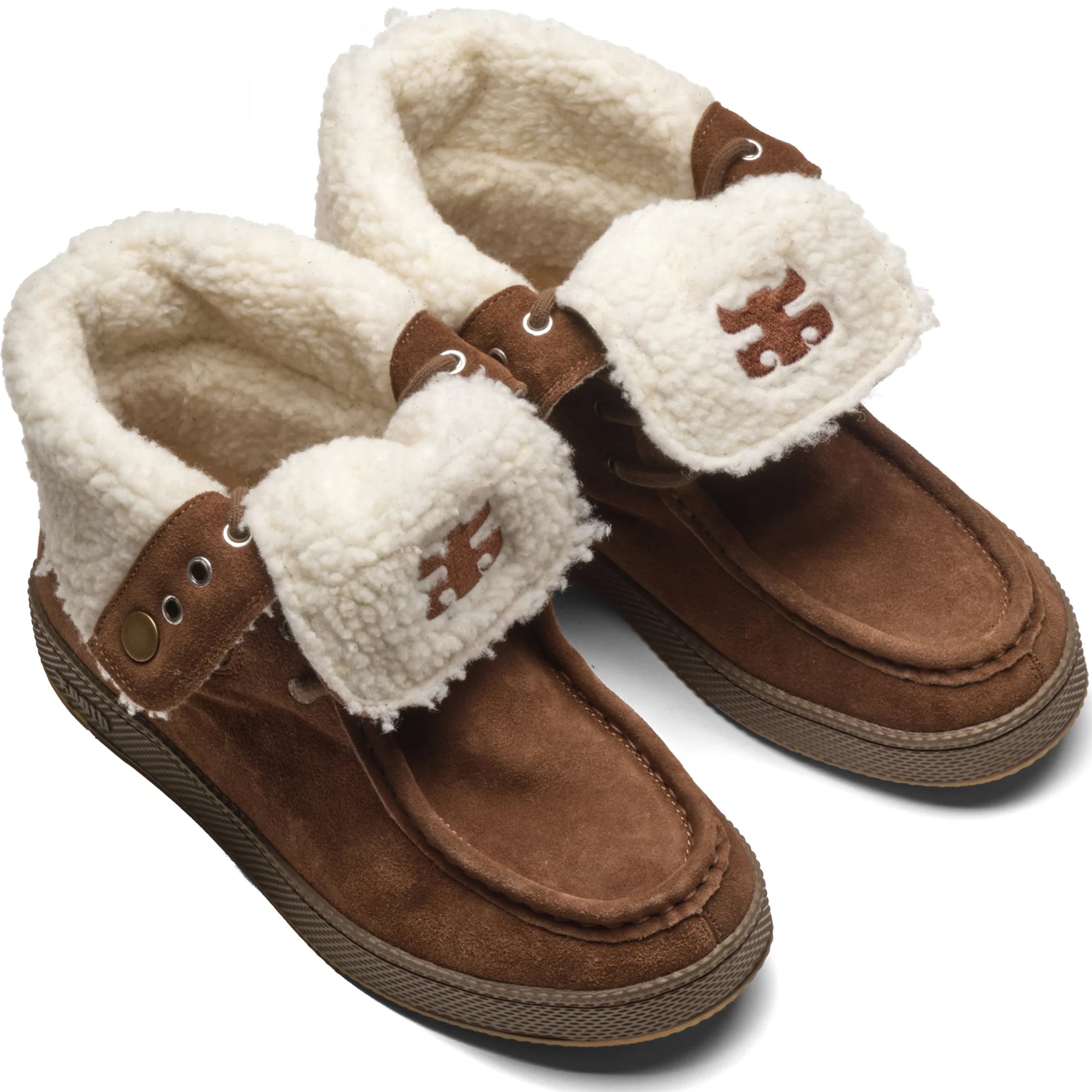 IPath Cats High Shoes Shearling Brown Suede