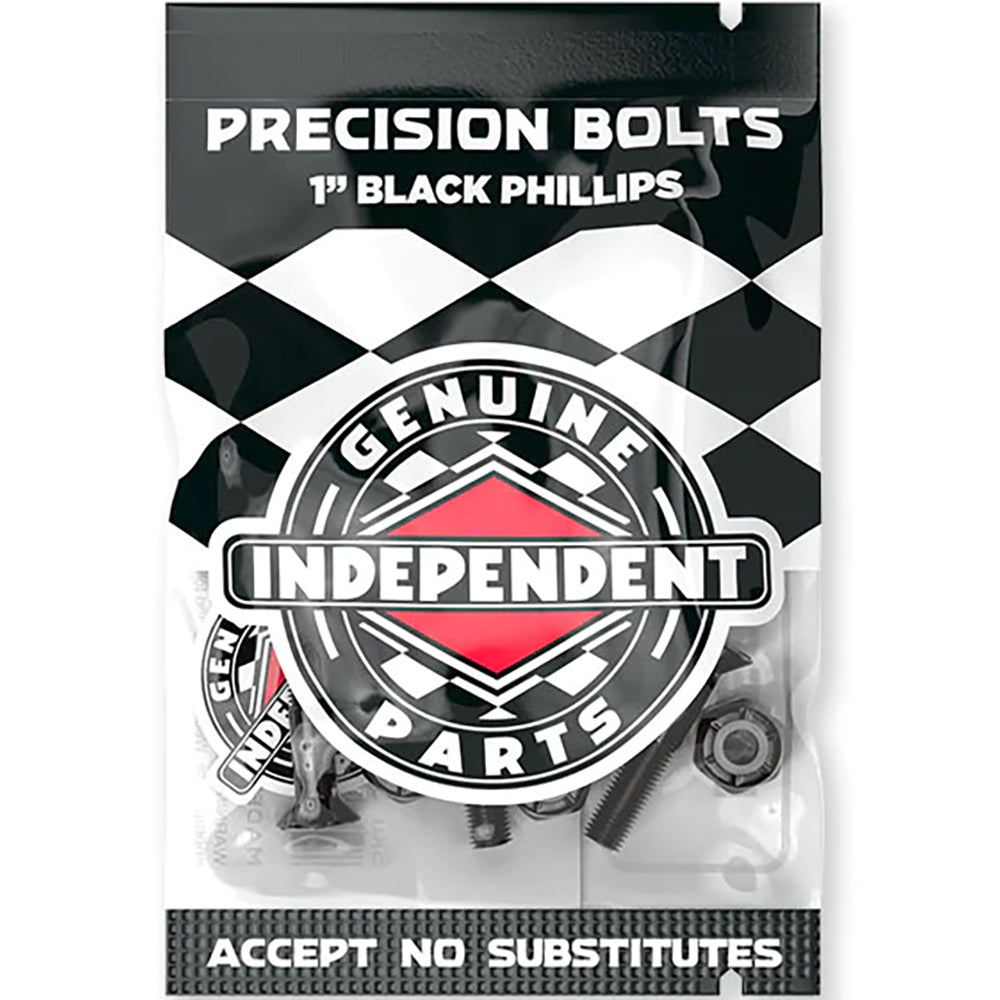 Independent Genuine Parts Skateboard Hardware Phillips Black 1"