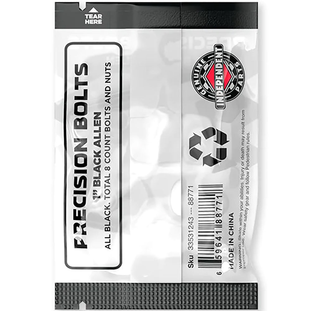 Independent Genuine Parts Skateboard Hardware Allen Black 1"
