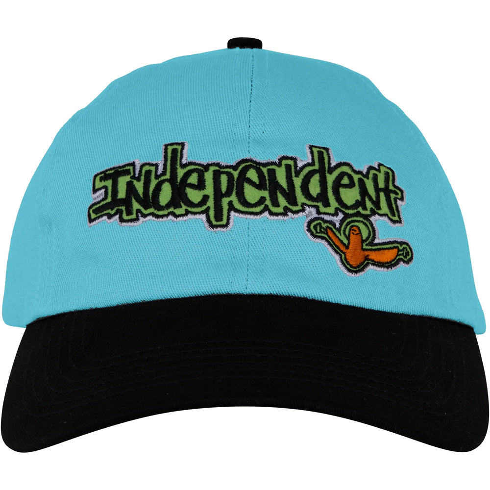 Independent Gonz Bar Strapback Hat Stone Blue/Black