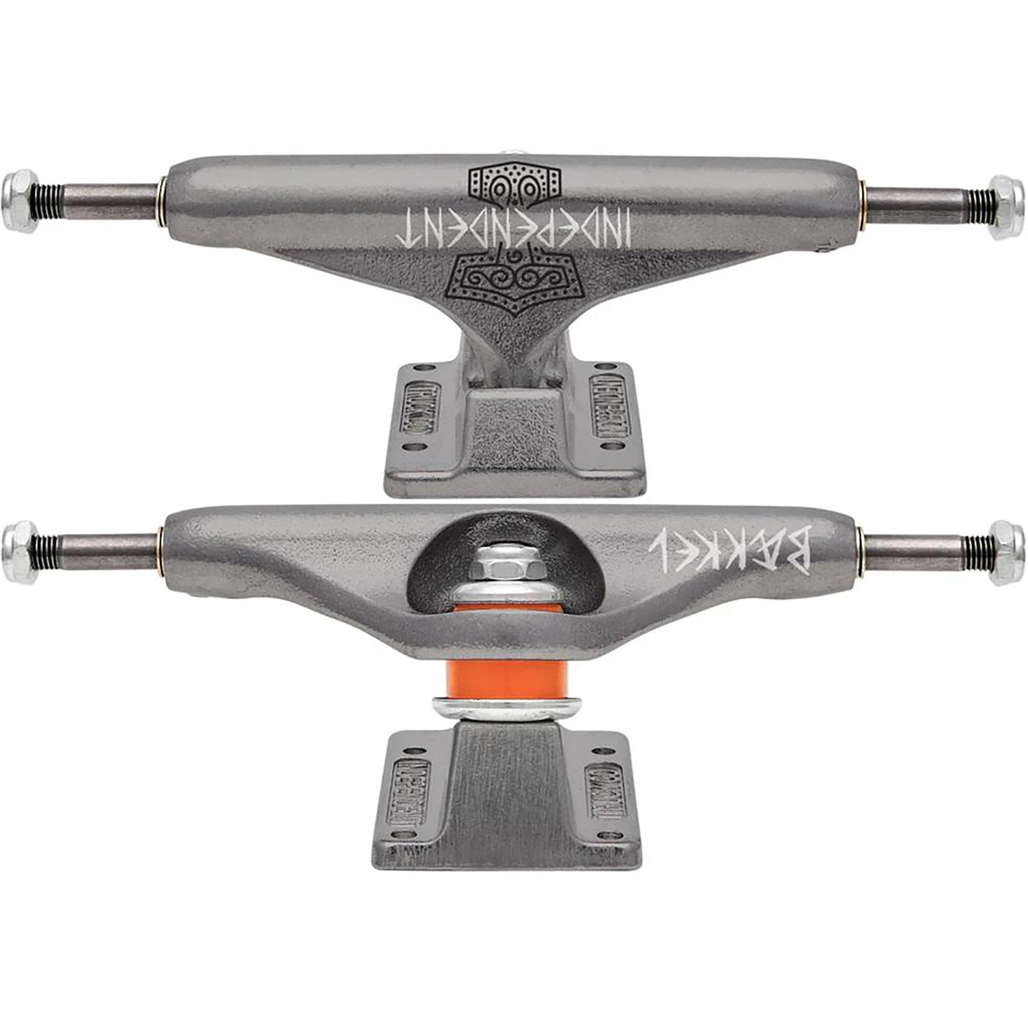 Independent Kevin Baekkel Grey Stage 11 Hollow 144 Skateboard Trucks 8.25"