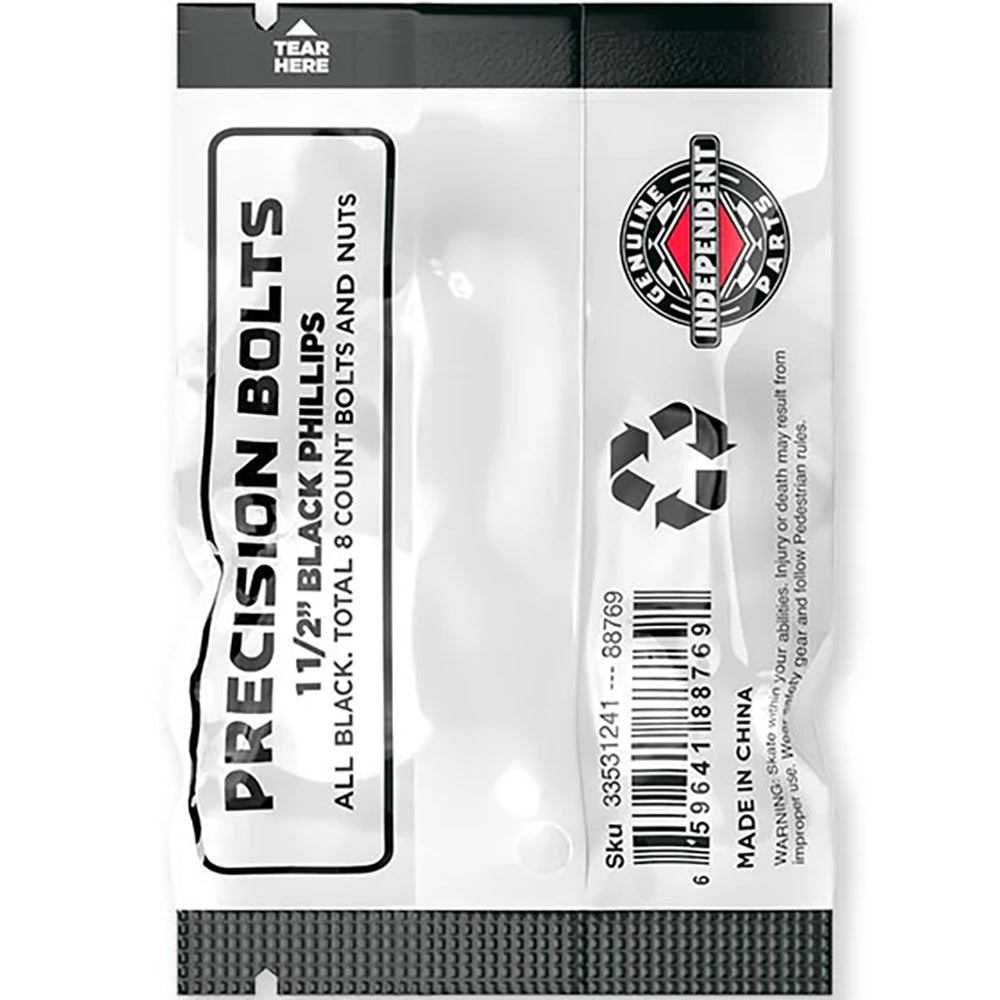 Independent Genuine Parts Skateboard Hardware Phillips Black 1½"