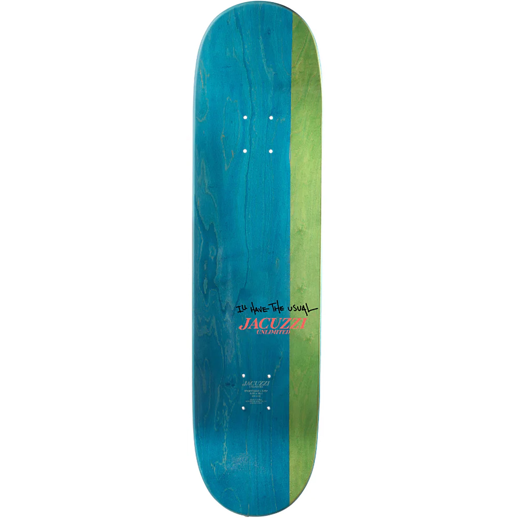 Jacuzzi Unlimited Caswell Berry Gunner Skateboard Deck 8"