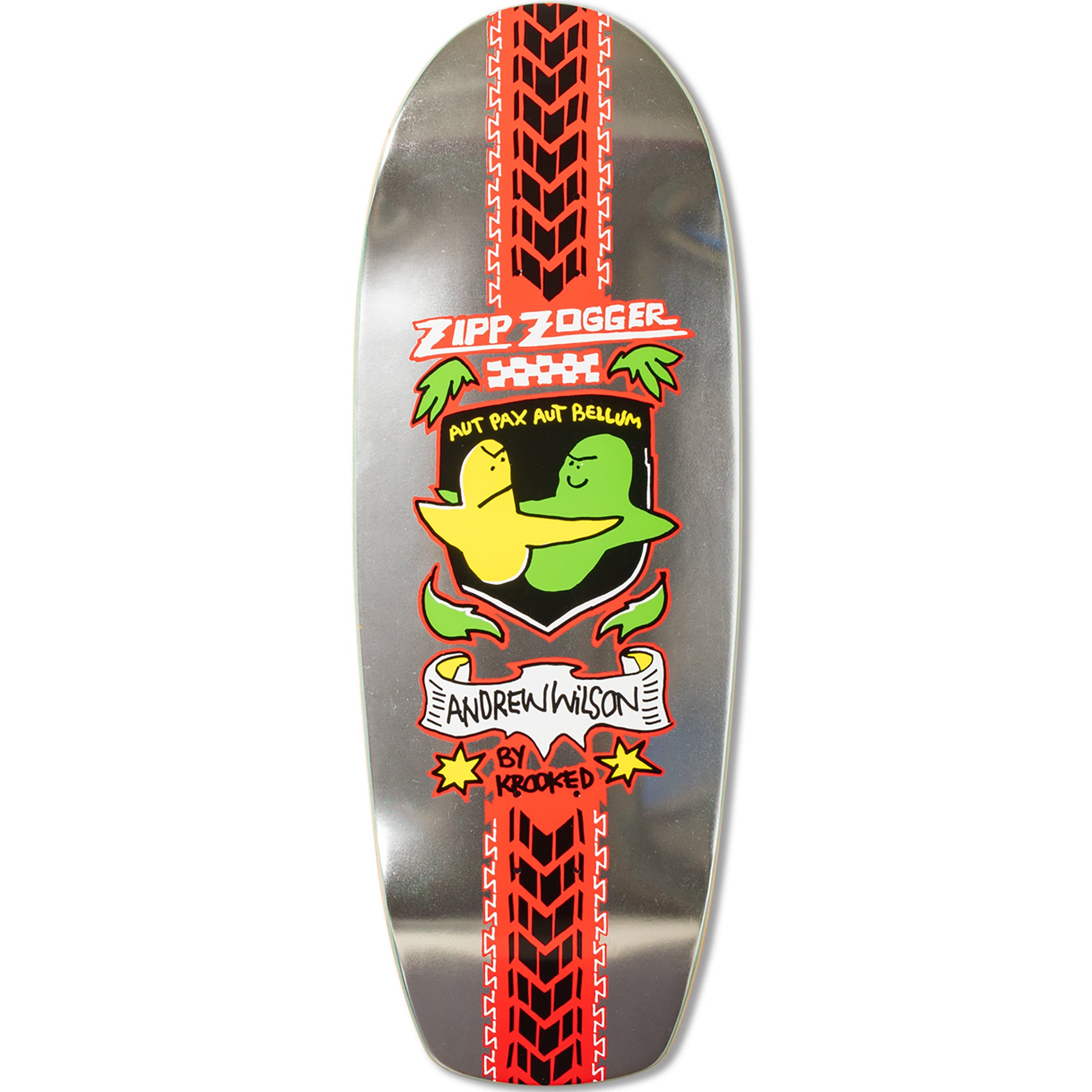 Krooked Andrew Wilson Pro Zogger Skateboard Deck 10.75"