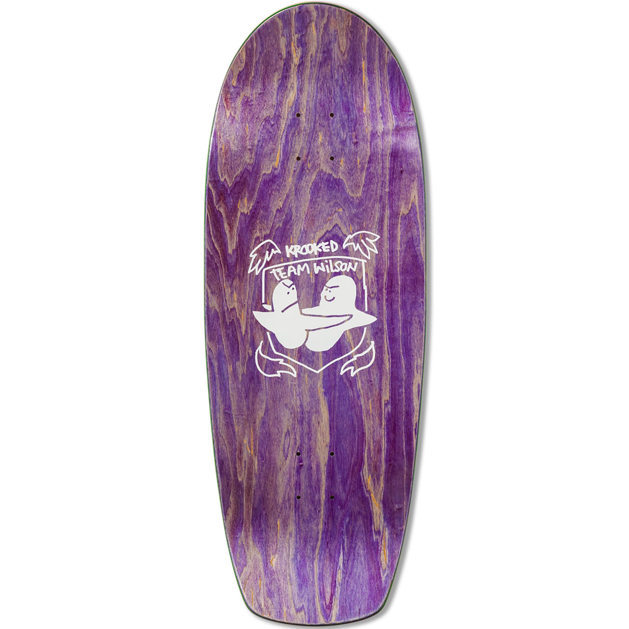 Krooked Andrew Wilson Pro Zogger Skateboard Deck 10.75"