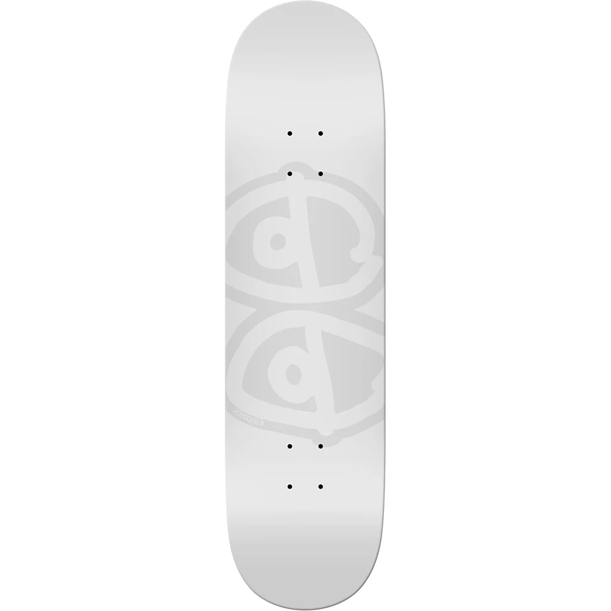 KROOKED デッキ 8.06 白 ホワイト 新品 デッキテープ 付 Krooked Eyes Team White Skateboard Deck 8.06
