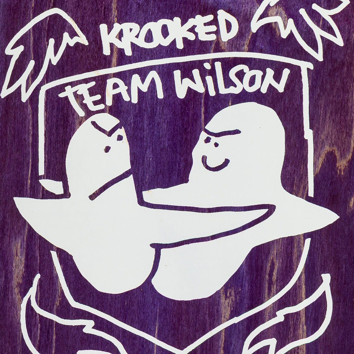 Krooked Johnny Wilson Guest Pro Zinger Nano Skateboard Deck 7.37"