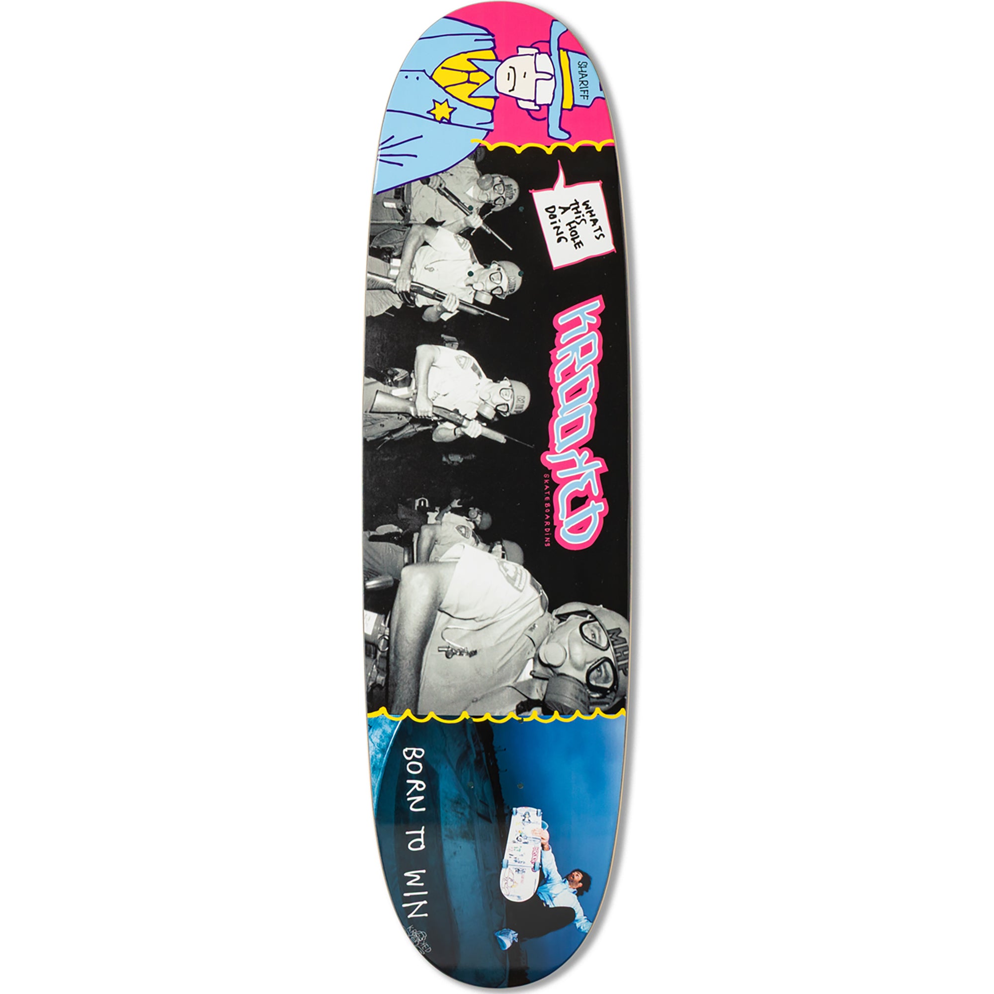 Krooked Team A-Hole Reissue Skateboard Deck 8.75"
