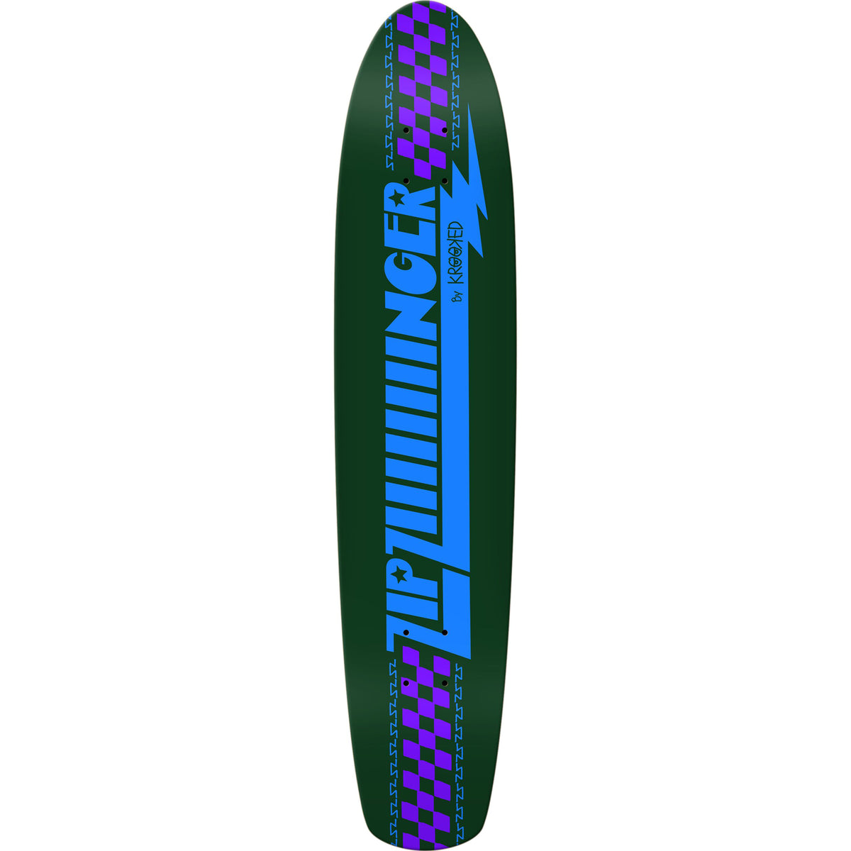 Krooked Team Ziiiiiiiinger Skateboard Deck 7.7"