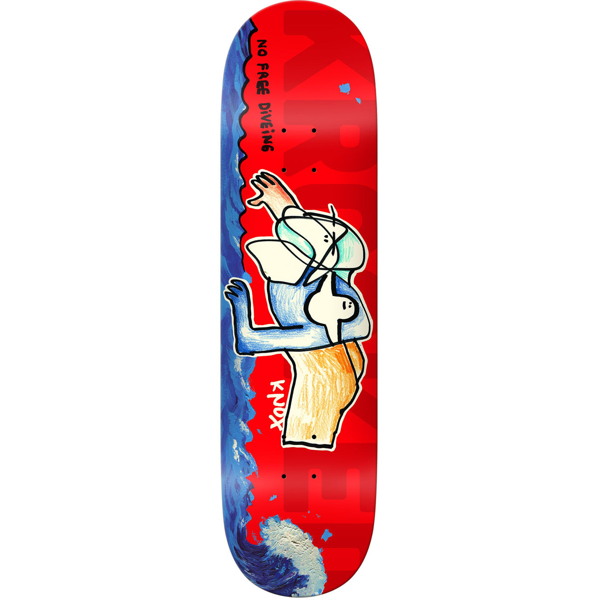 Krooked Tom Knox Free Dive Skateboard Deck 8.5"